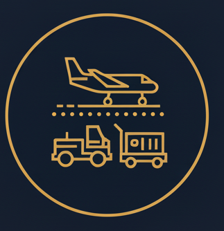 Equipo de Soporte en tierra para aviación Icon